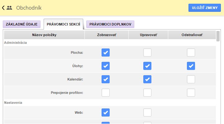 groups section powers