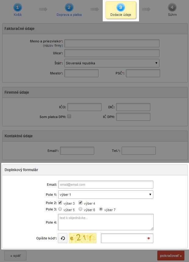 cart form