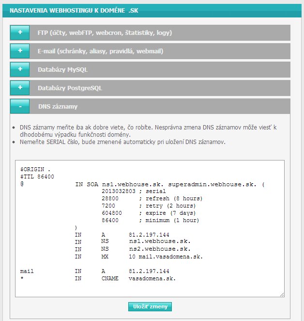 dns webhouse