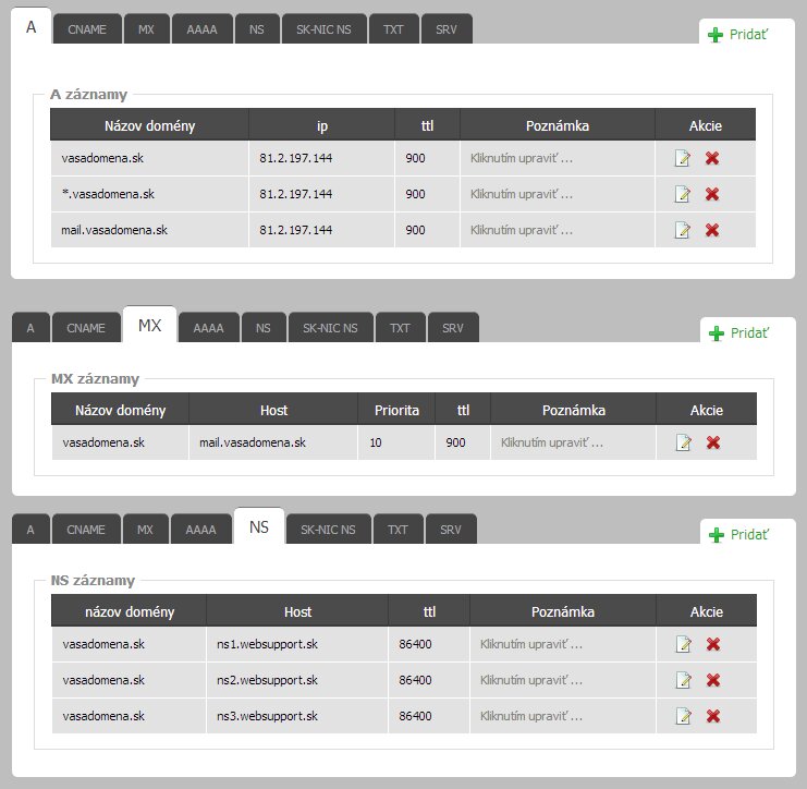 dns websupport