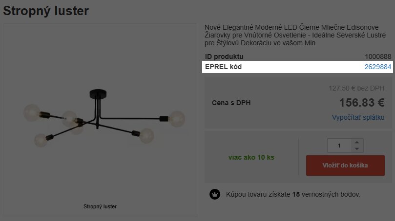eprel code