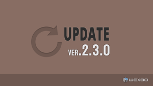 WEXBO update 2.3.0