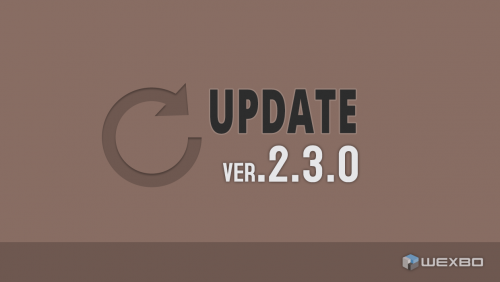 WEXBO update 2.3.0