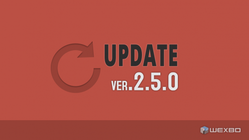 WEXBO update 2.5.0
